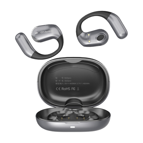 Auriculares inalámbricos audios direccionales de Bluetooth del oído abierto del silicón del nuevo diseño OWS de S22pro